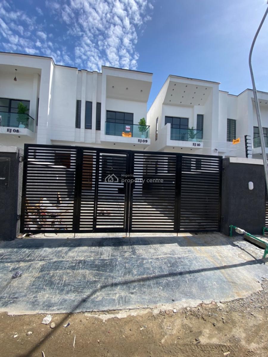 Bran New 4 Bedrooms Semi Detached Duplex with a Bq, Ikota, Lekki, Lagos, Semi-detached Duplex for Rent