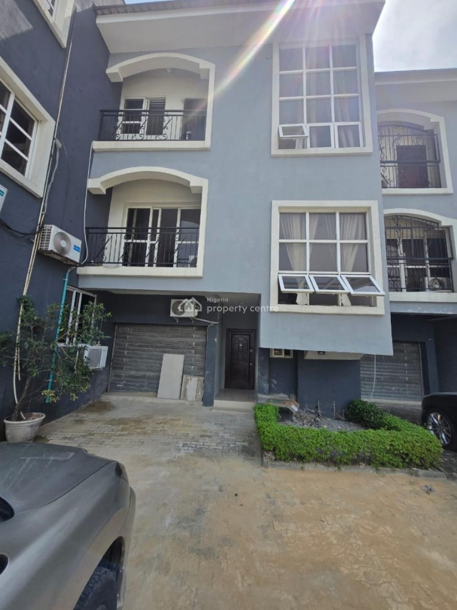 Standard Ensuit 4 Bedroom Terrace House with Acs + 1 Bedroom Apt Bq, Oniru, Oniru, Victoria Island (vi), Lagos, Terraced Duplex for Rent