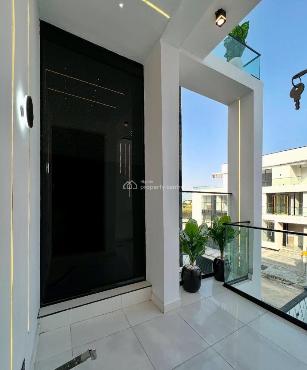 Luxury 5 Bedroom Fully Detached Swimming Pool Duplex with Bq, Secure Estate at Chevron Lekki, Lekki, Lagos, Detached Duplex for Sale