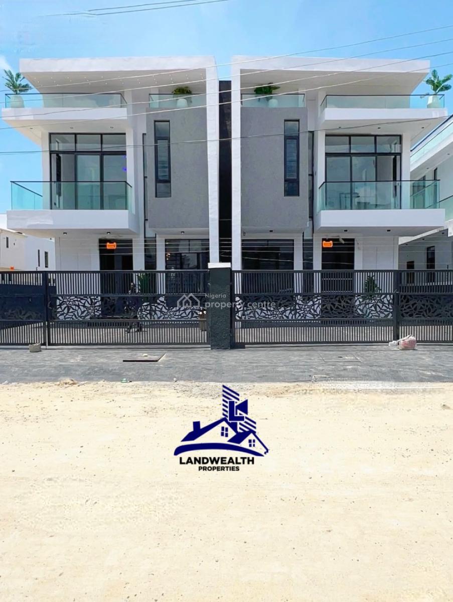 Units of This 4 Bedroom Semi-detached Duplex with Bq, Ikota, Lekki, Lagos, Semi-detached Duplex for Sale