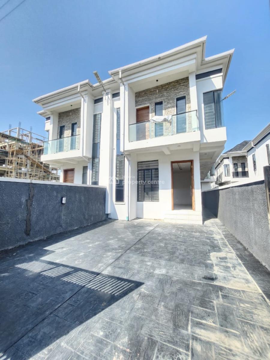 Modern 4 Bedroom Semi-detached  Duplex with Bq, Ikota, Lekki, Lagos, Semi-detached Duplex for Sale