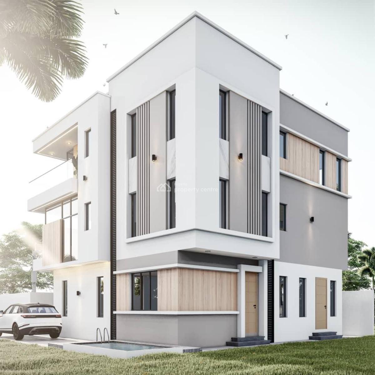 Newly Built 5 Bedroom Fully Detached Duplex with a Room Bq, Omole Phase 2, Ikeja, Lagos, Detached Duplex for Sale