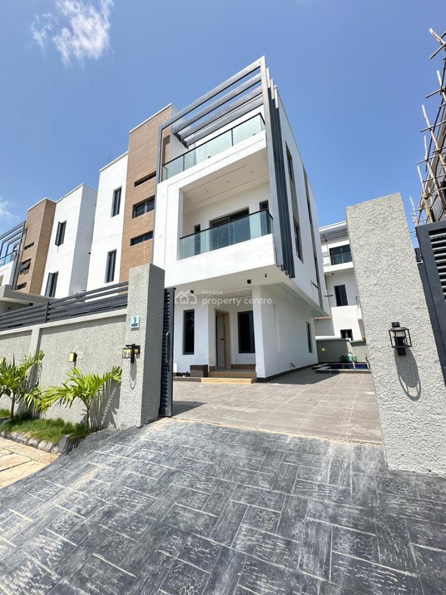 Exquisite Spacious  5bedroom Fully Detached Duplex with Bq & Pool, Lekki Phase 1, Lekki, Lagos, Detached Duplex for Sale