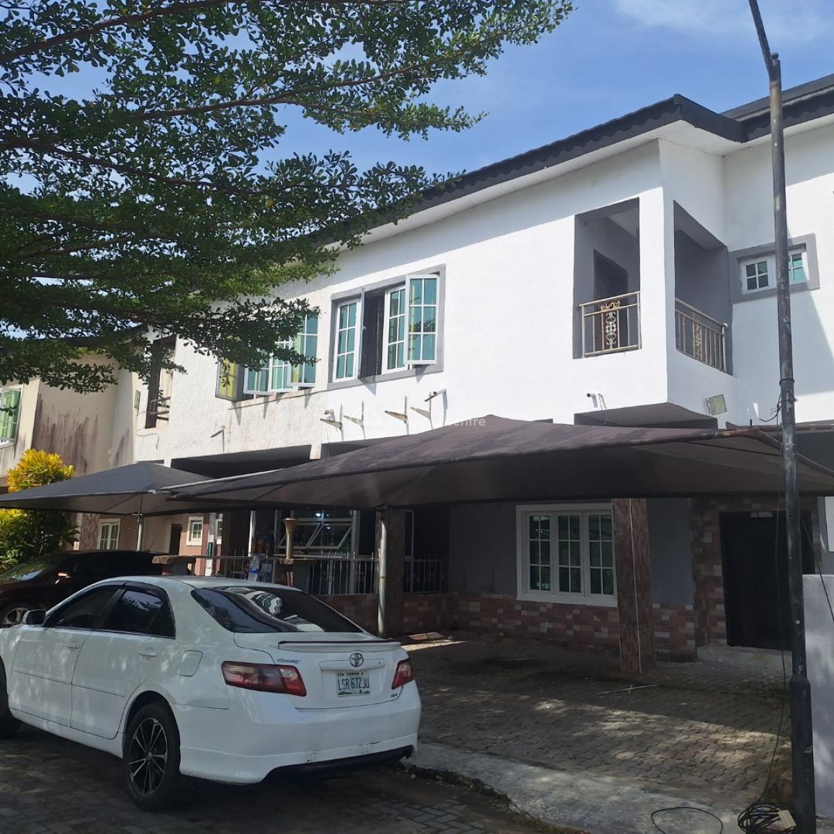 a Well Refurbished 4 Bedroom Luxury Terrace Duplex All Rooms Ensuite, Island Zone, Lekki Gardens Estate Phase Two, Ajiwe, Ajah, Lagos, Terraced Duplex for Rent