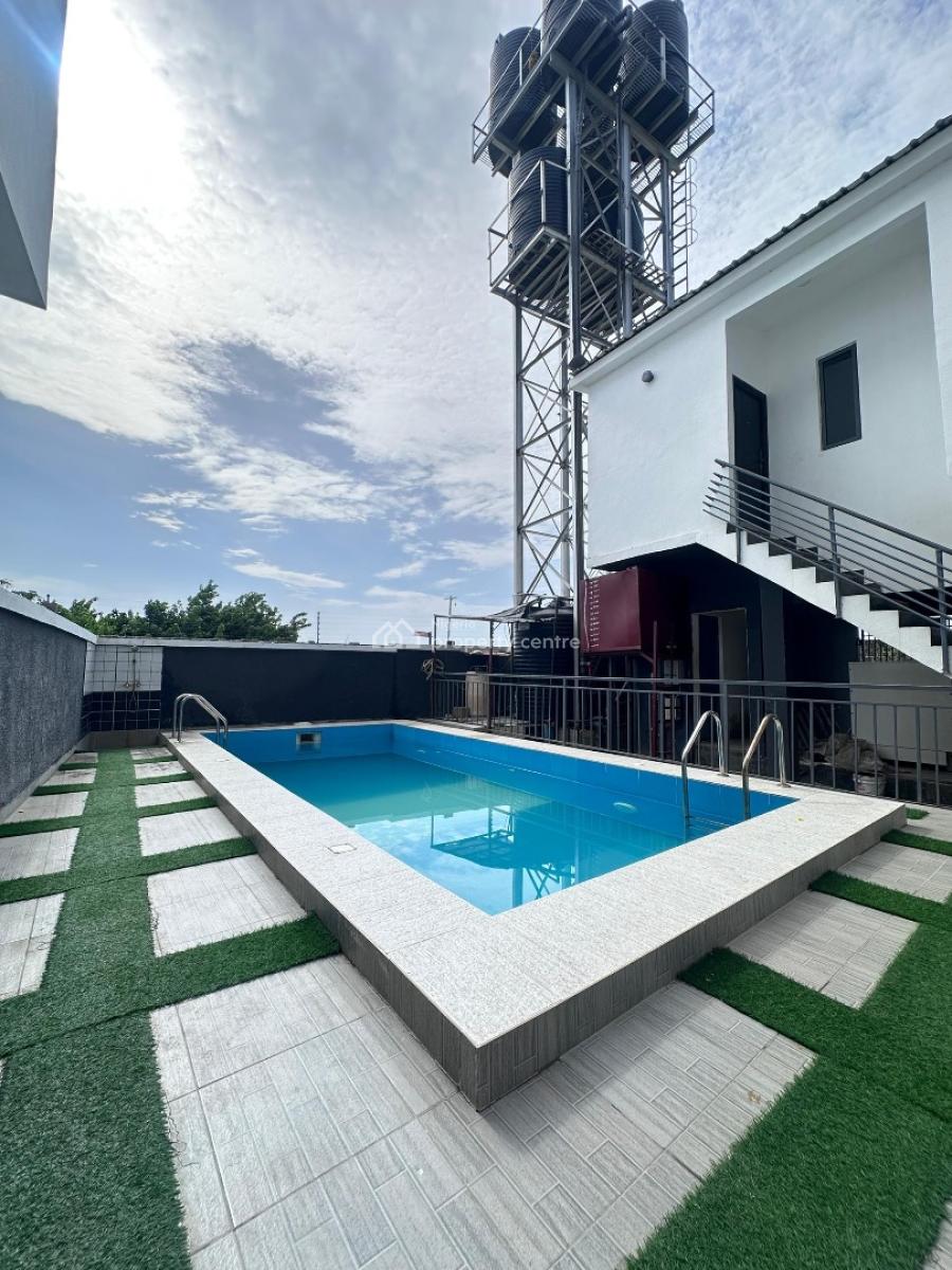 Nicely Finished 5bedroom Terrace Duplex with Swimming Pool in Ajah, General Paint ,ajah ,lekki ,lagos ,nigeria, Ajah, Lagos, Terraced Duplex for Rent