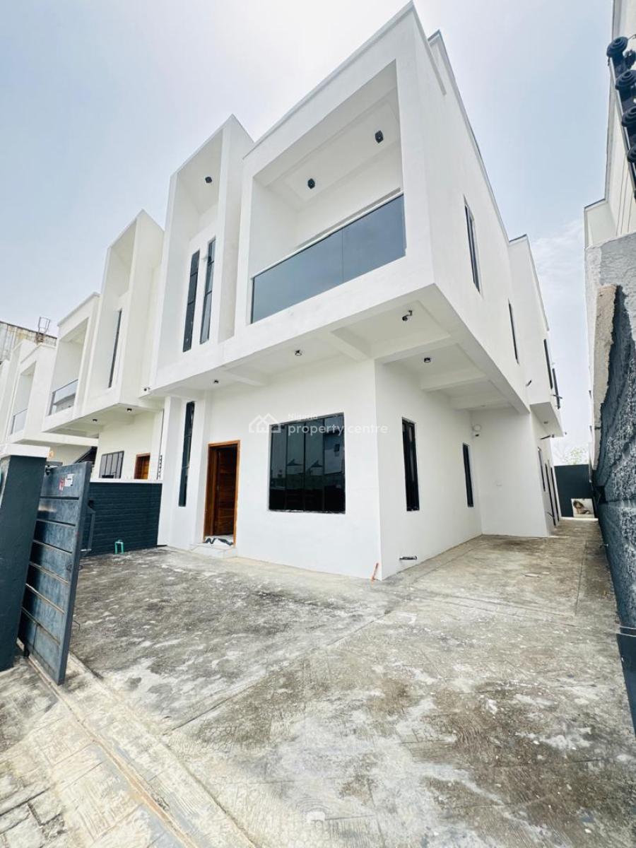 Luxury 4beroom Semi Detached House with Bq, Before Roundabout, Orchid Road, Lekki, Lagos, Semi-detached Duplex for Sale
