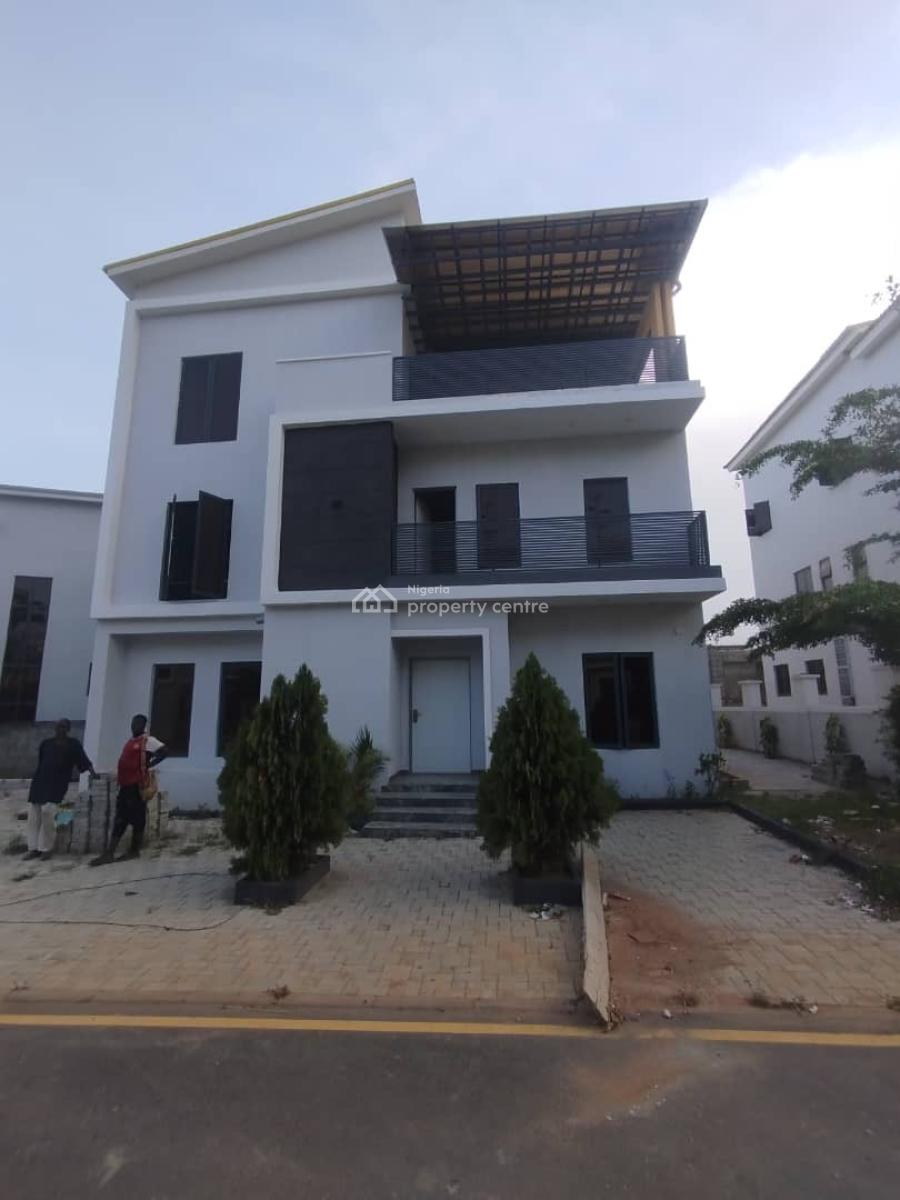 Newly Built 5 Bedroom Duplex with a Bq Inside an Estate, Katampe (main), Katampe, Abuja, Detached Duplex for Rent