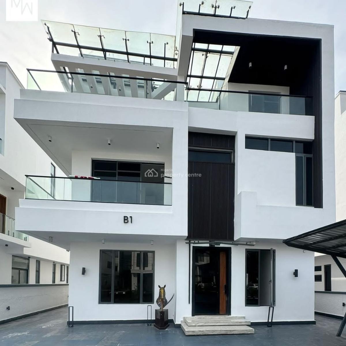 Luxury Contemporary 5 Bedroom Detached Duplex with Bq, Megamount Estate, Ikota, Lekki, Lagos, Detached Duplex for Sale
