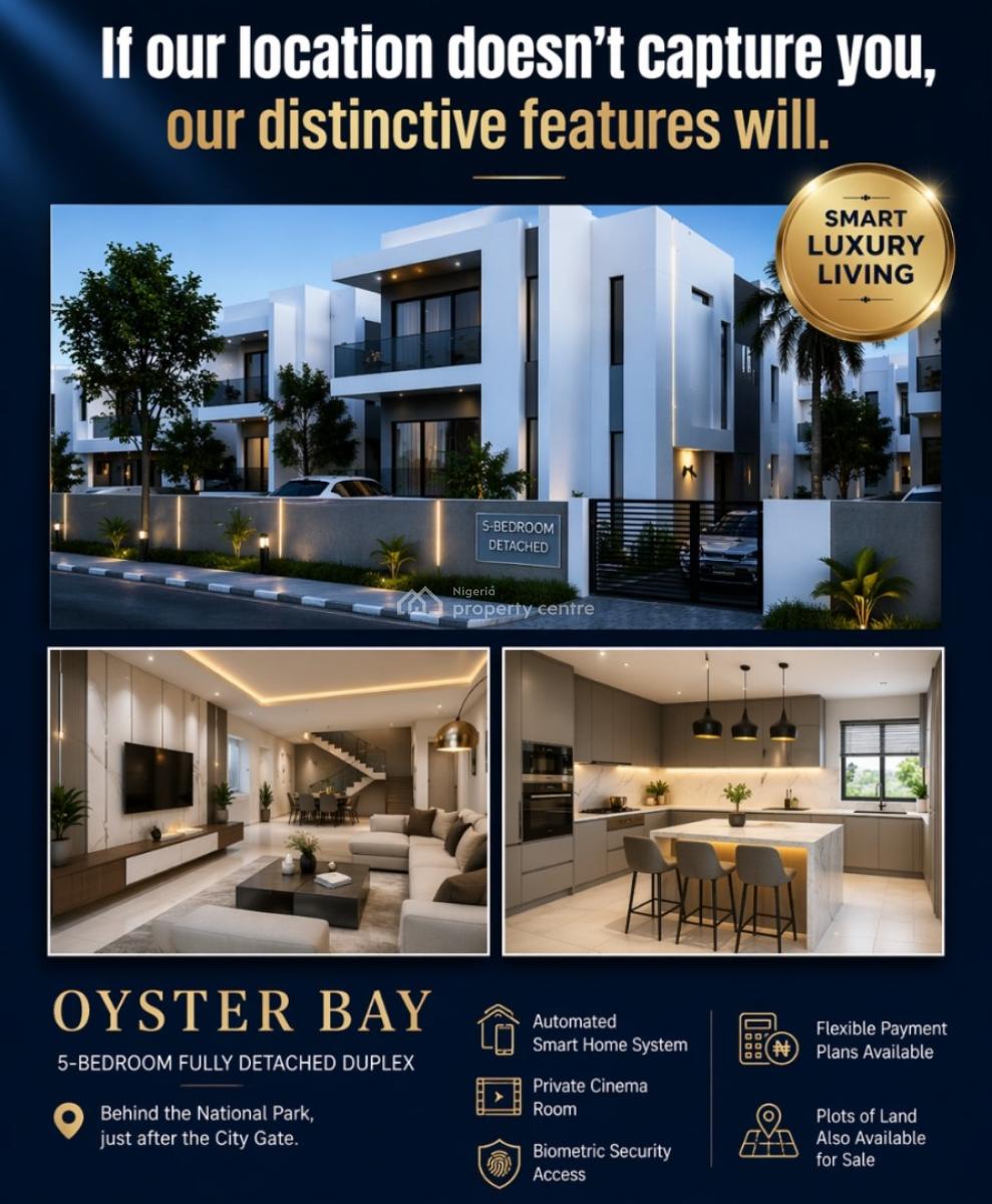 Luxury Finished 2 Bedrooms Block of Flats in a Smart City., Oyster Bay Boulevard, Kukwaba, Abuja, Flat / Apartment for Sale