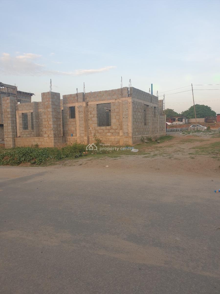 6 Bedroom Detached Carcass Duplex Penthouse, Faplins Estate, Galadimawa, Abuja, Detached Duplex for Sale