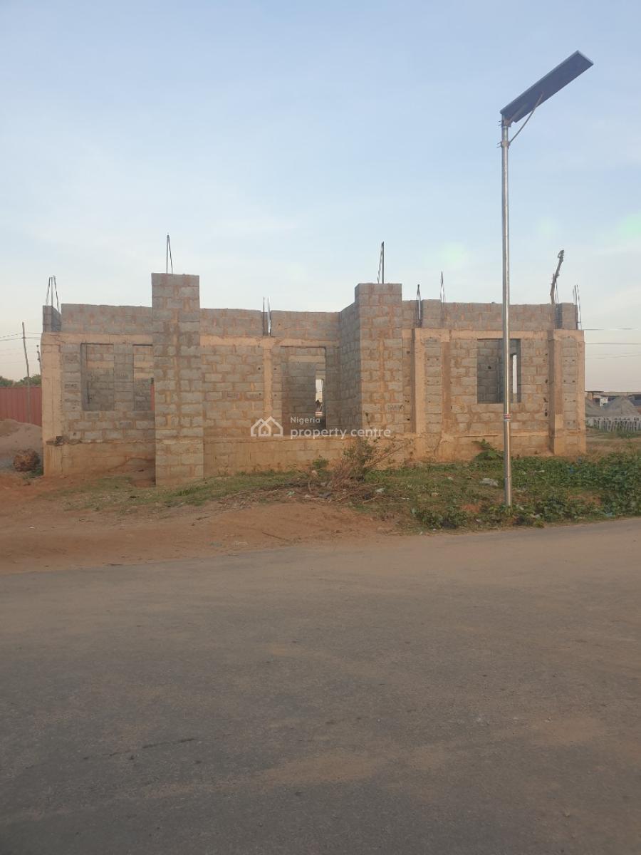 6 Bedroom Detached Carcass Duplex Penthouse, Faplins Estate, Galadimawa, Abuja, Detached Duplex for Sale