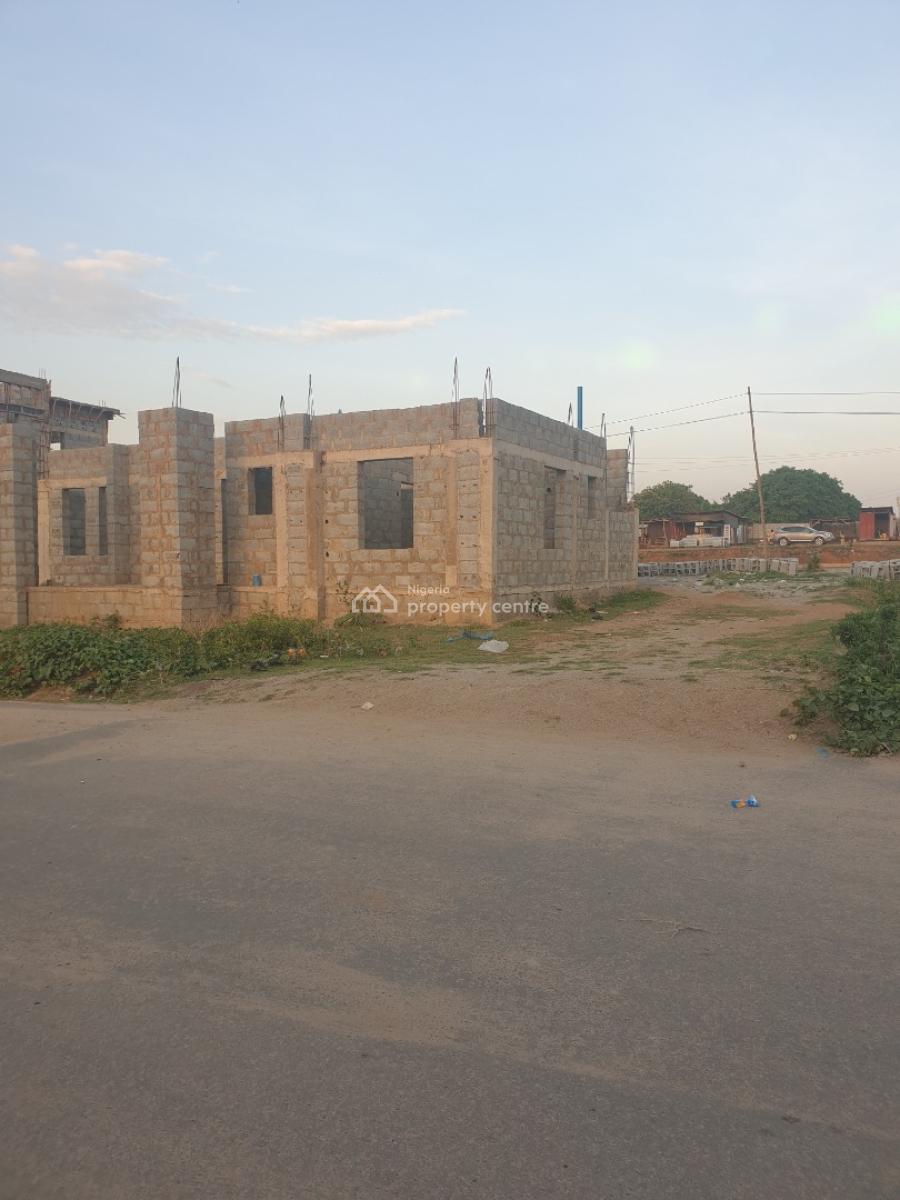 6 Bedroom Detached Carcass Duplex Penthouse, Faplins Estate, Galadimawa, Abuja, Detached Duplex for Sale