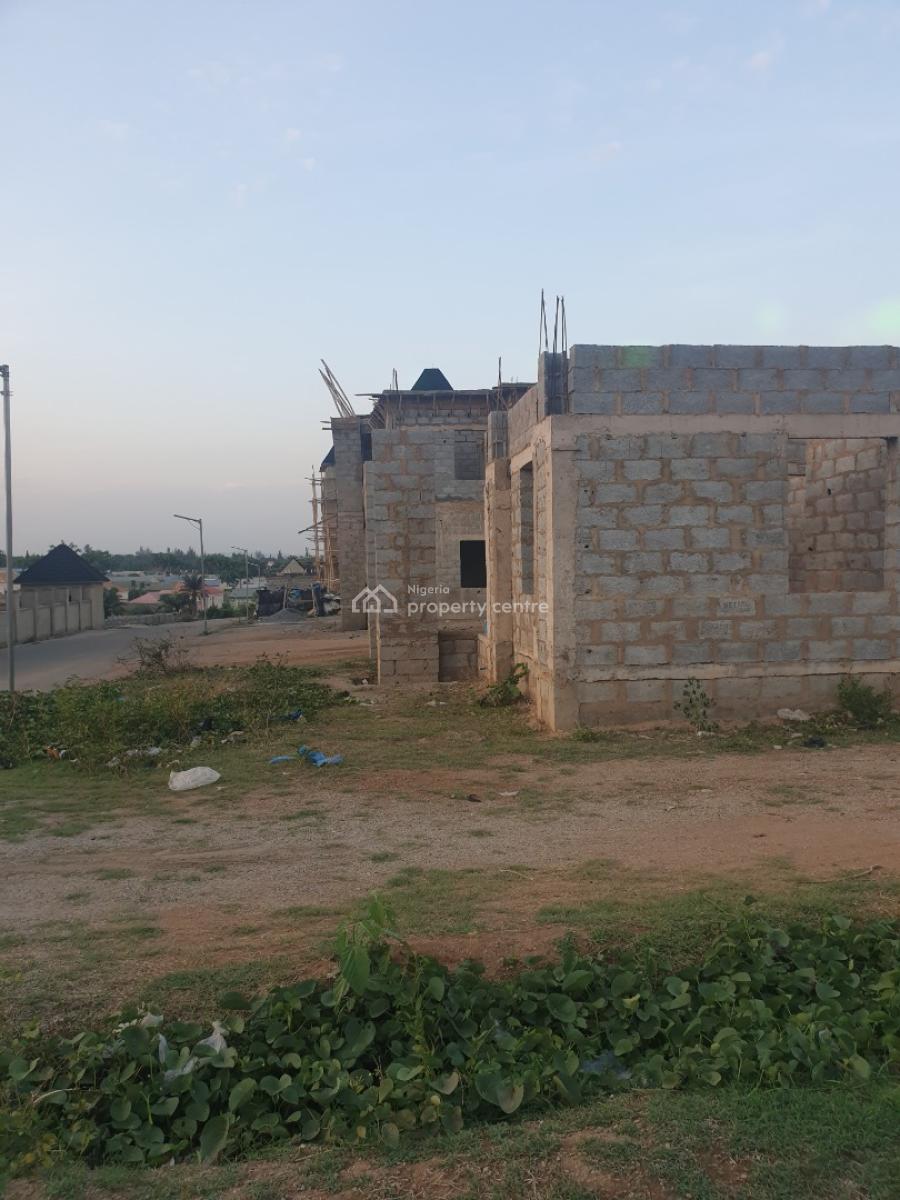 6 Bedroom Detached Carcass Duplex Penthouse, Faplins Estate, Galadimawa, Abuja, Detached Duplex for Sale