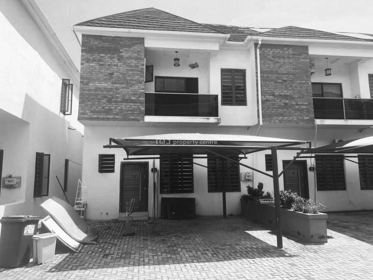 Spacious 4bedroom Terrace Duplex Fully Serviced, Orchid Road, Lekki, Lagos, Terraced Duplex for Rent