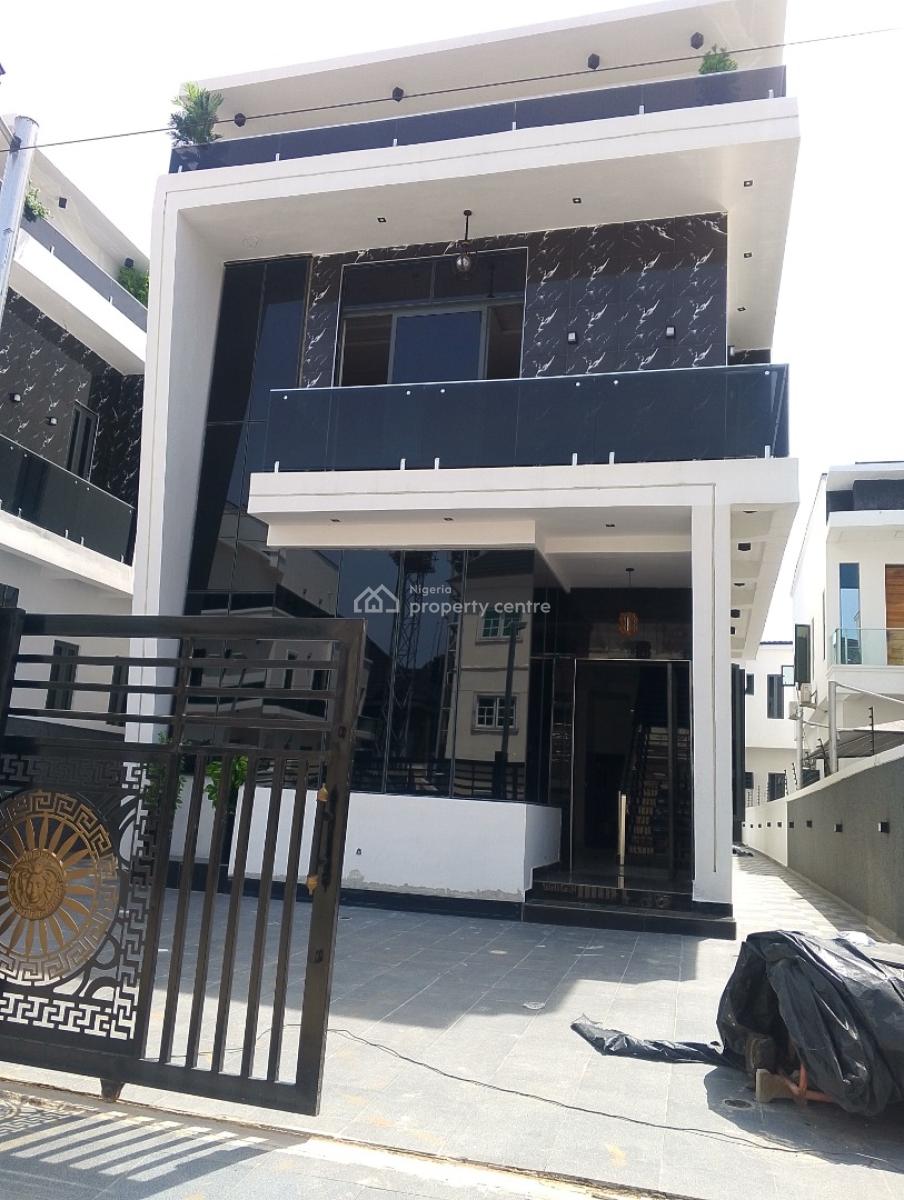 New Built 5 Bedrooms Fully Detached Duplex with Bq, Blenco Estate Road, Sangotedo, Ajah, Lagos, Detached Duplex for Sale
