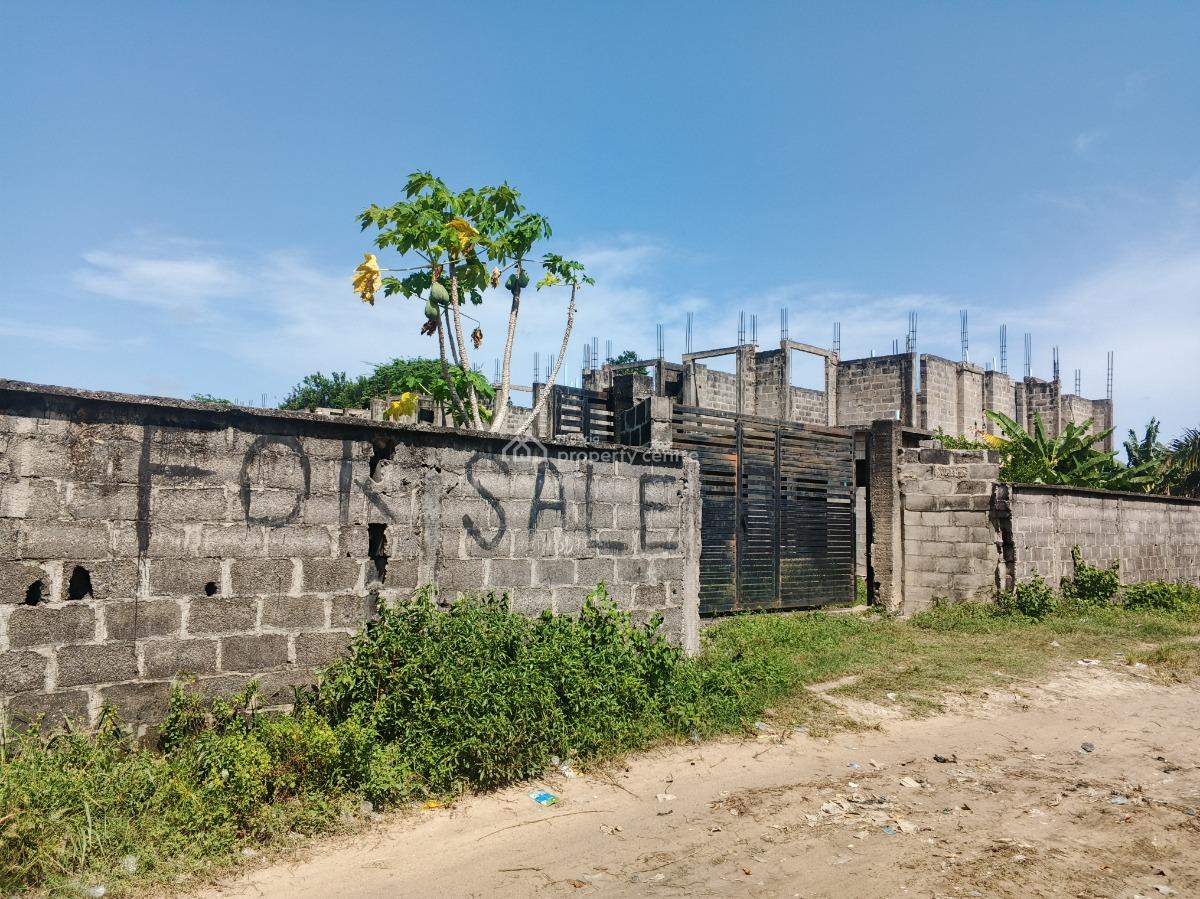 8270 Sq Mts Parcel of Land with 6 Nos Uncompleted Terrace Houses, Off Ablag Avenue, Off Cardinal Olubunmi Okojie Road, Sangotedo, Ajah, Lagos, Residential Land for Sale