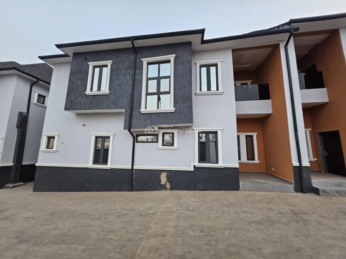 4 Bedroom Terrace Duplex with a Room Bq, Off Stella Maris, Life Camp, Abuja, Terraced Duplex for Sale