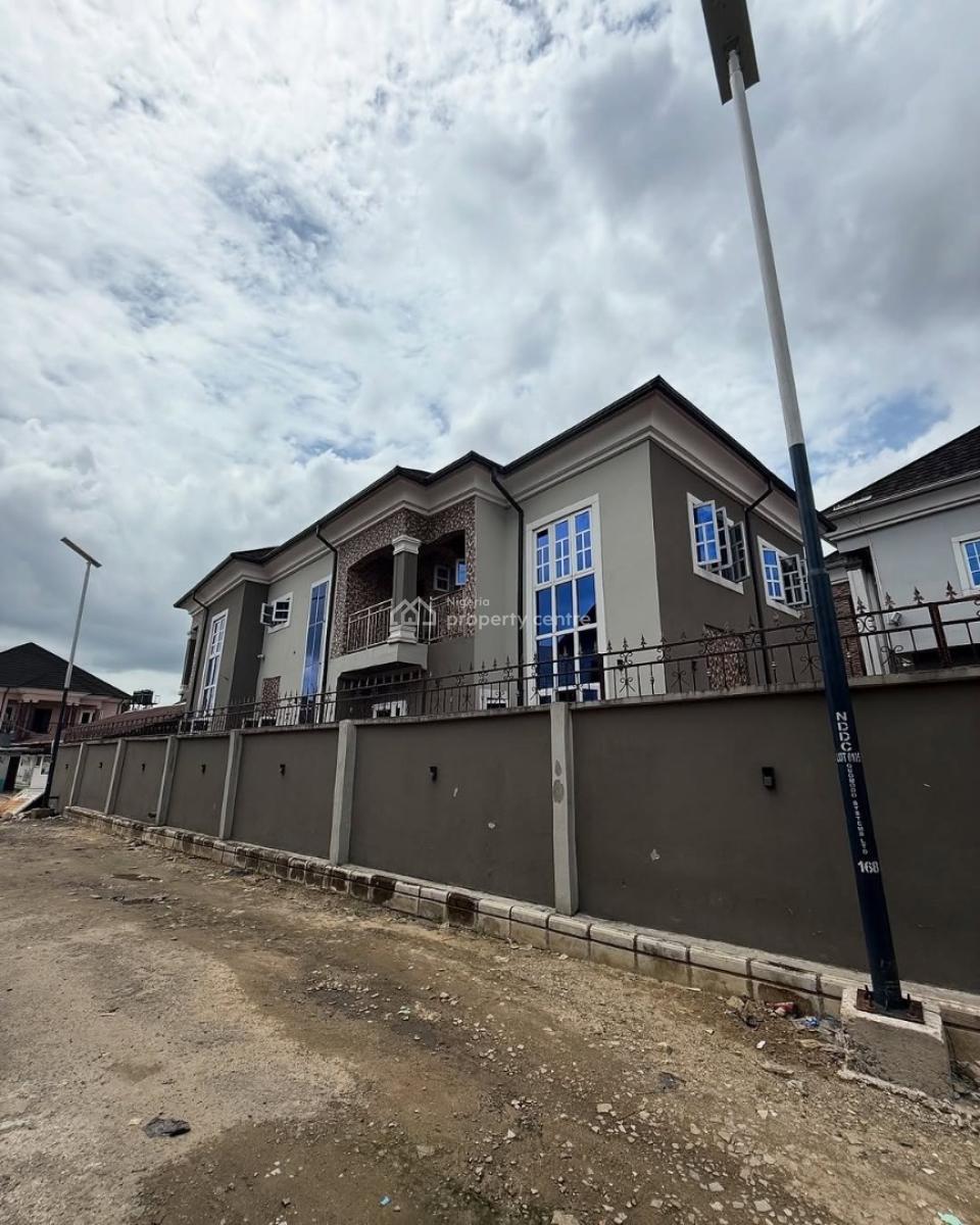 6 Bedroom Detached Duplex on 600sqm Plots of Land, Farm Road 2 Estate, Eliozu, Port Harcourt, Rivers, Detached Duplex for Sale