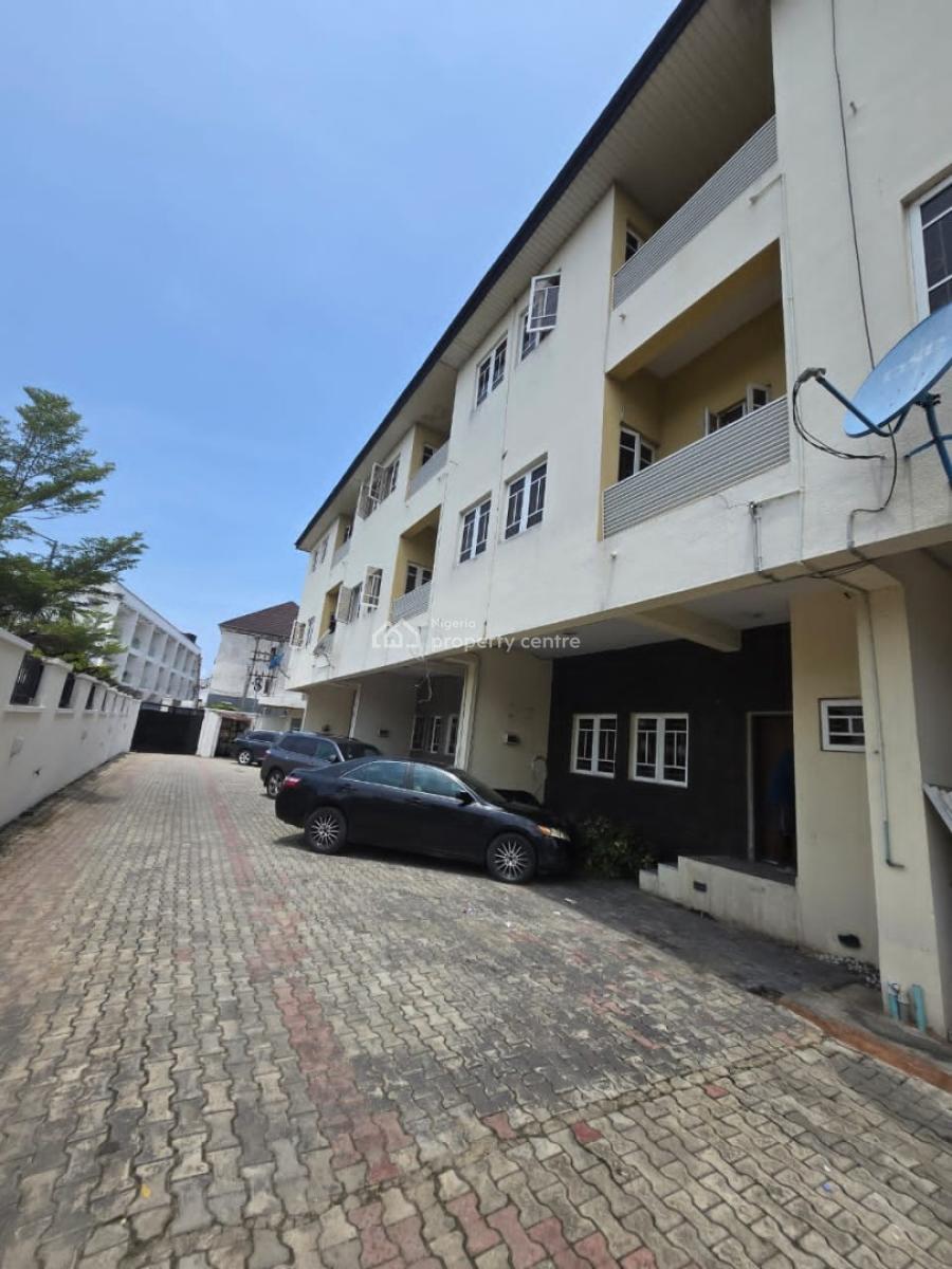 Standard Self Service 3bedroom Terrace with a Study Room and Bq So, Ikate Elegushi, Lekki, Lagos, Flat / Apartment for Rent