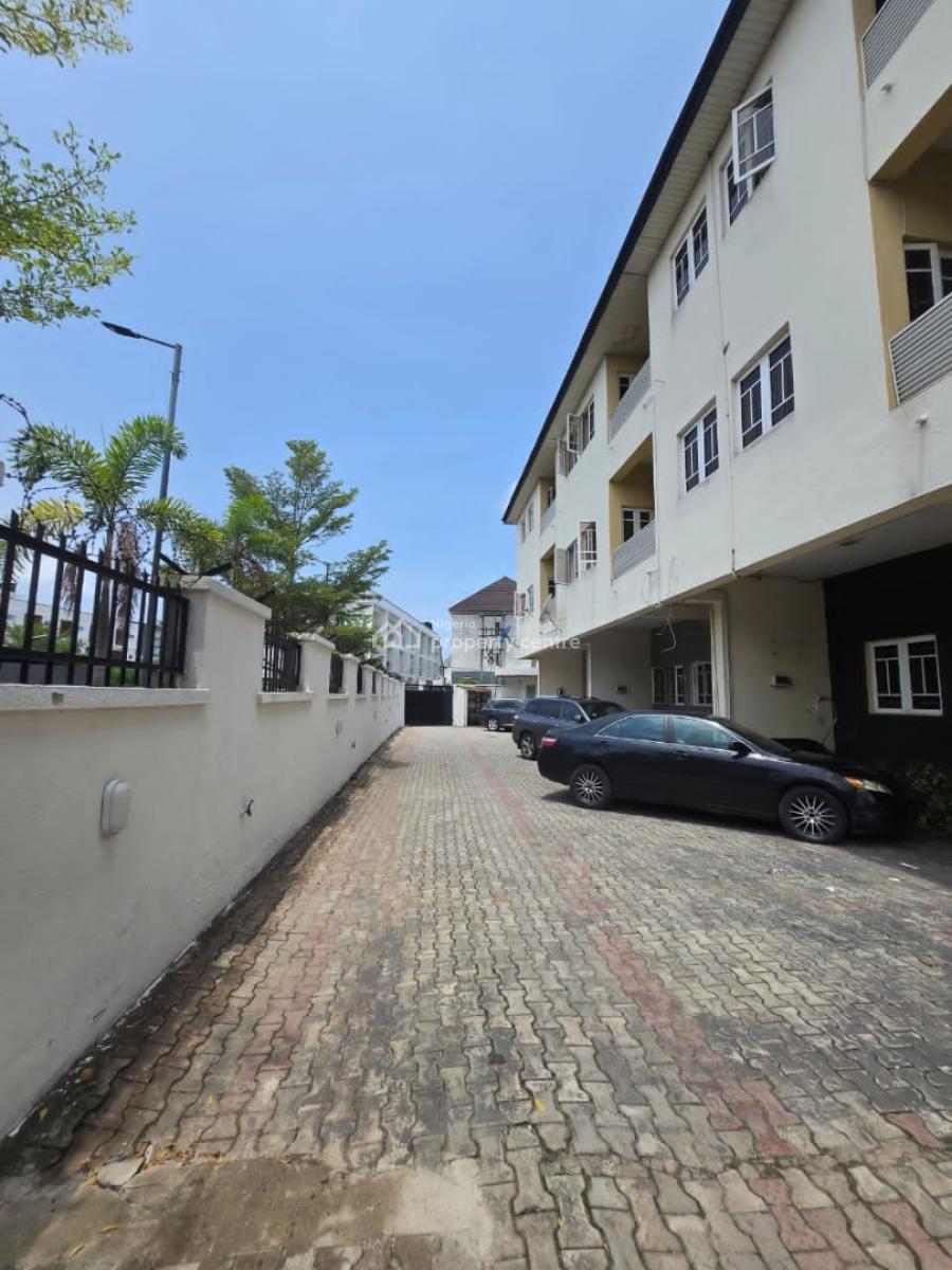Standard Self Service 3bedroom Terrace with a Study Room and Bq So, Ikate Elegushi, Lekki, Lagos, Flat / Apartment for Rent