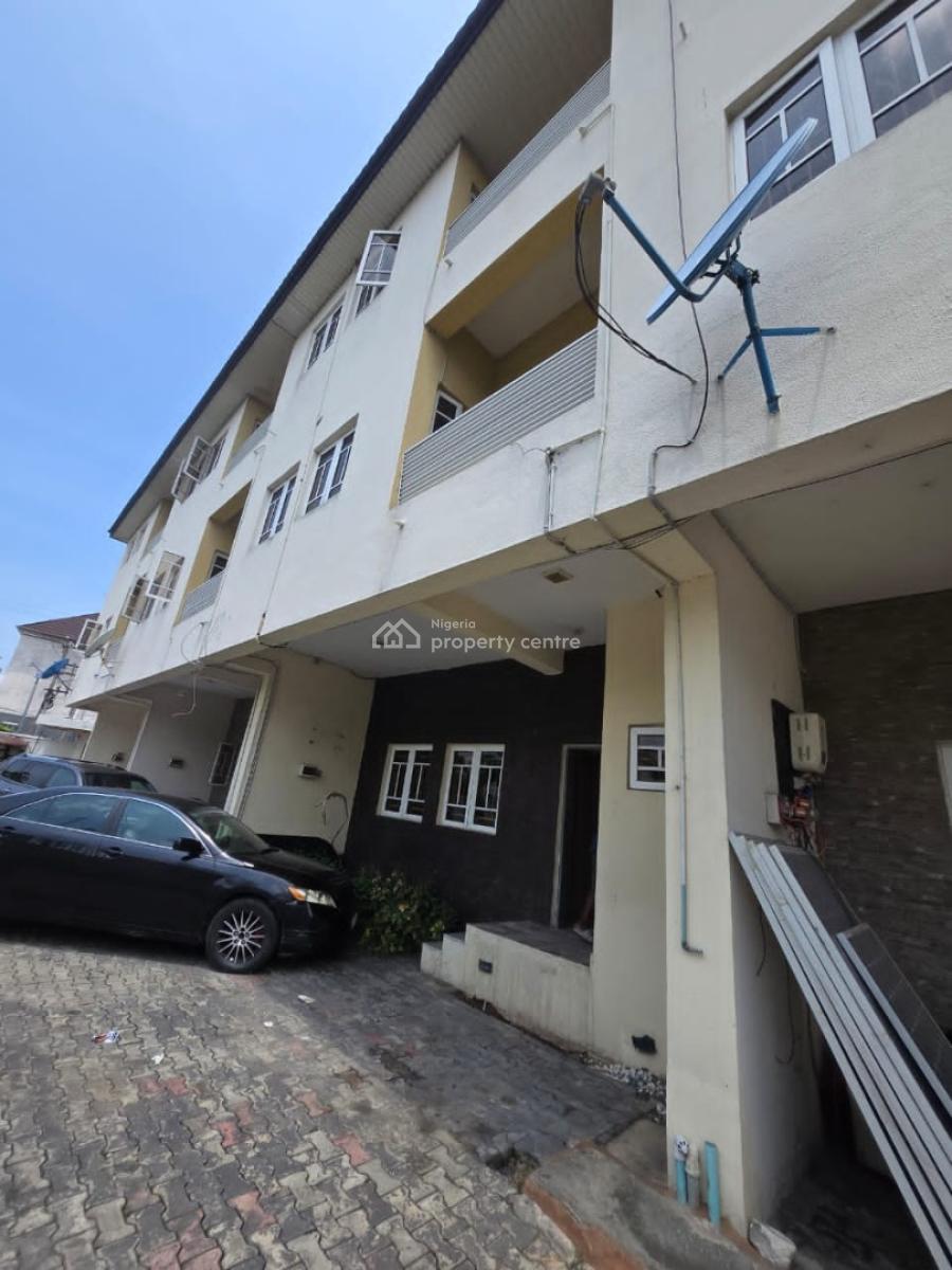 Standard Self Service 3bedroom Terrace with a Study Room and Bq So, Ikate Elegushi, Lekki, Lagos, Flat / Apartment for Rent