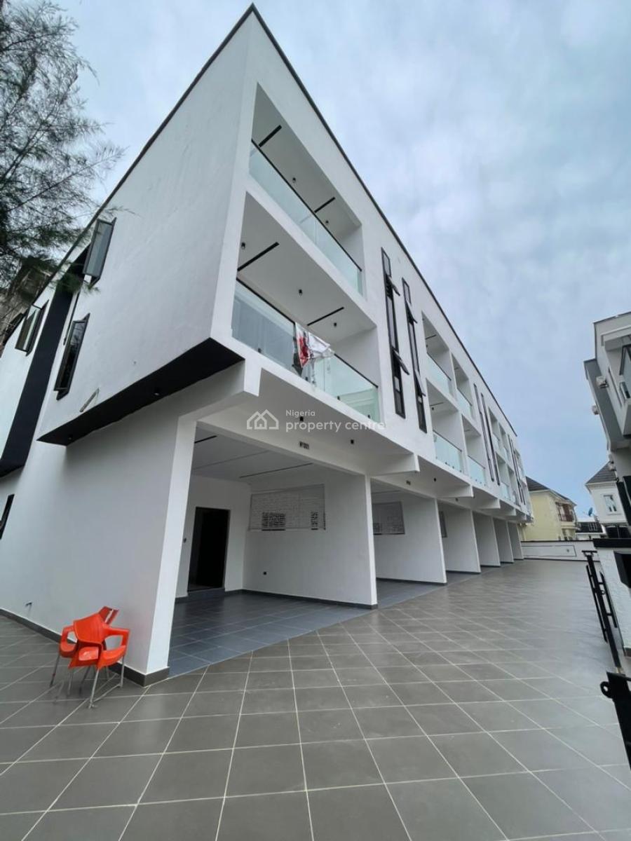 Spacious 4 Bedroom Terrace Duplex with Bq in a Gated Estate, Lekki County Ikota Off Chevron Toll Gate, Lekki Phase 2, Lekki, Lagos, Terraced Duplex for Sale