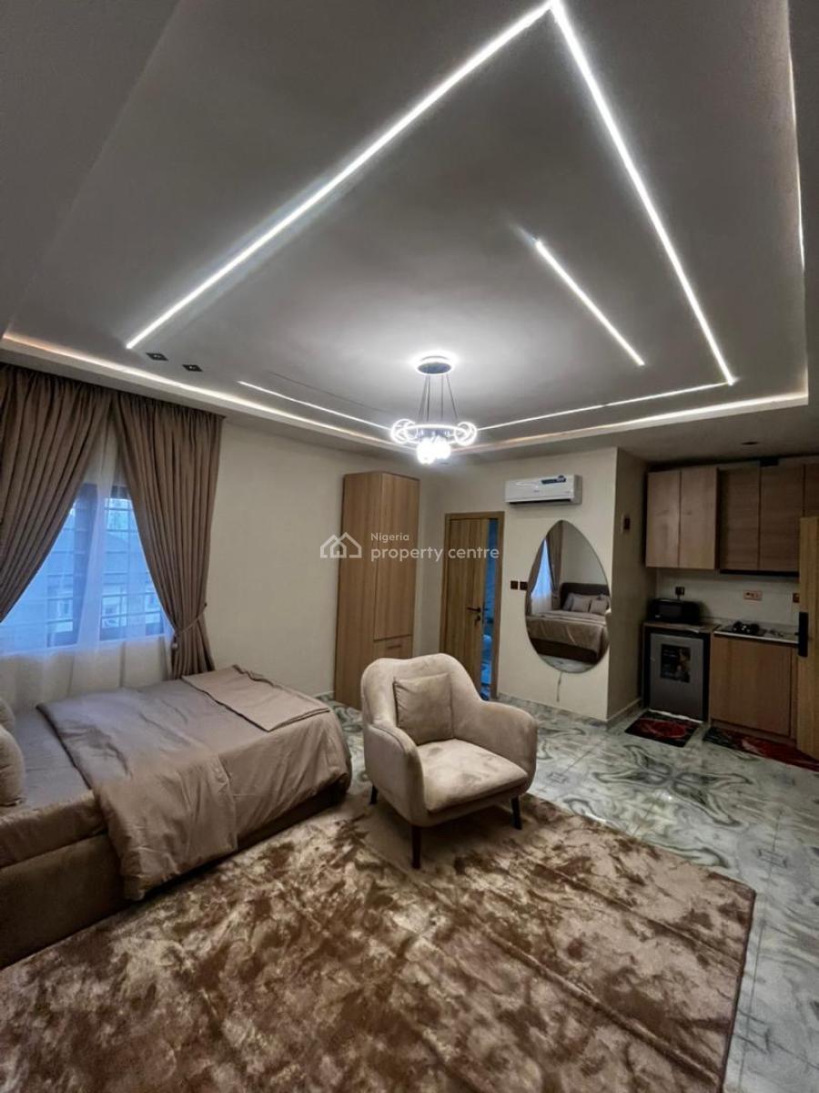 Massive Fully Furnished Studio Apartment, in a Well Serene Environmen, Massive Studio Apartment with Constant Electricity, Surulere Lagos, Surulere, Lagos, Self Contain (single Rooms) for Sale