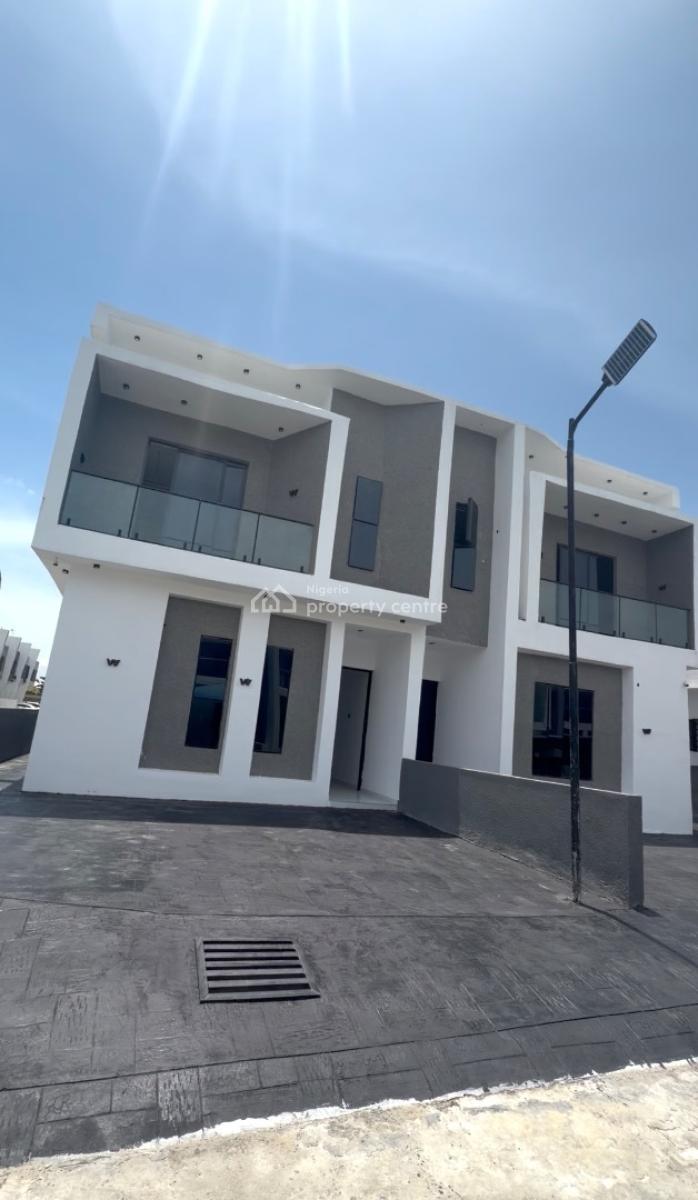 4 Bedroom Semi-detached Duplex with Bq & Office, Ajah Lekki, Lekki, Lagos, Semi-detached Duplex for Sale