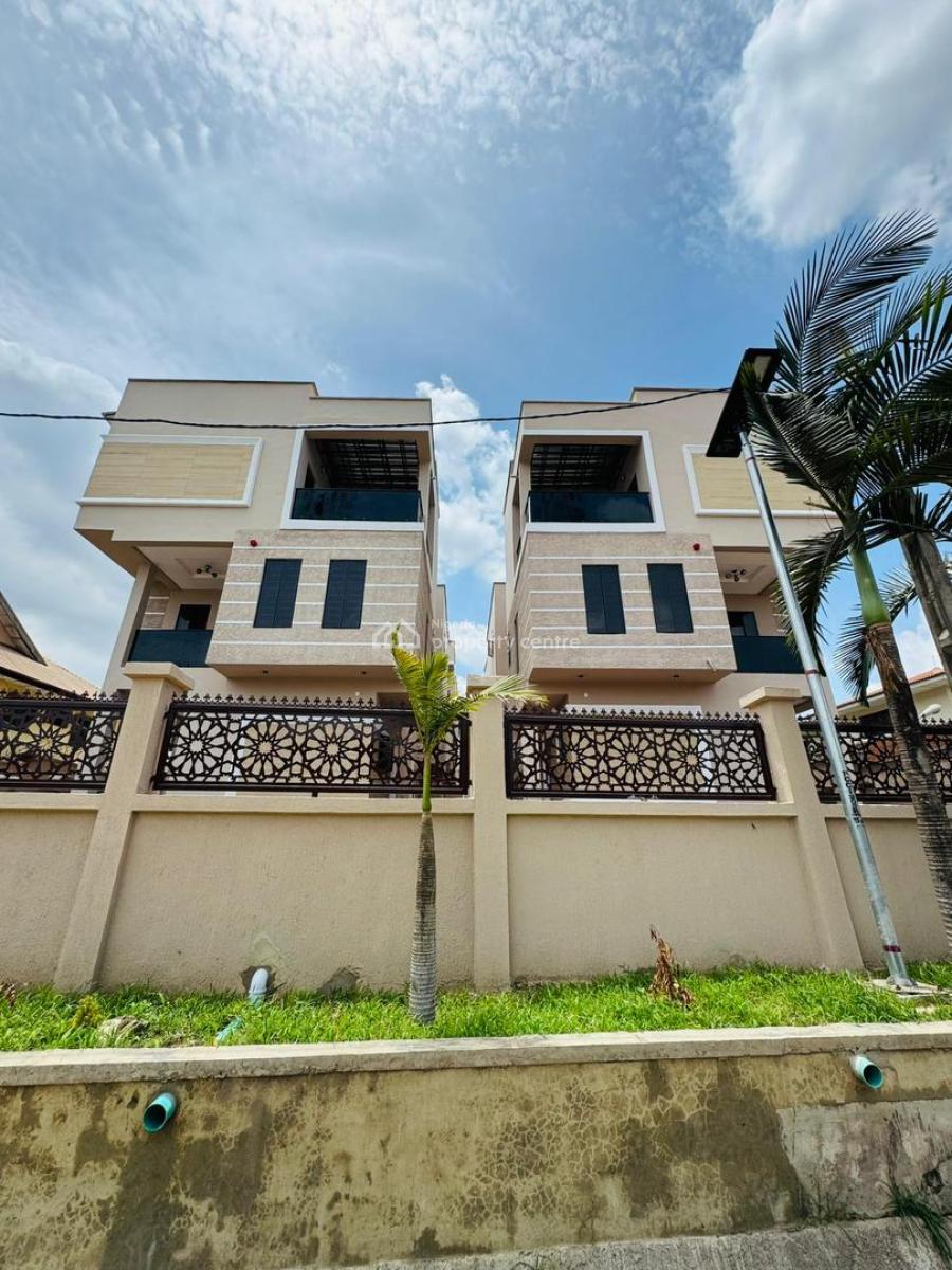 Spaciously Built 5 Bedroom Detached Duplex + Bq & Study in Serene Esta, Omole Phase 1, Ikeja, Lagos, Detached Duplex for Sale