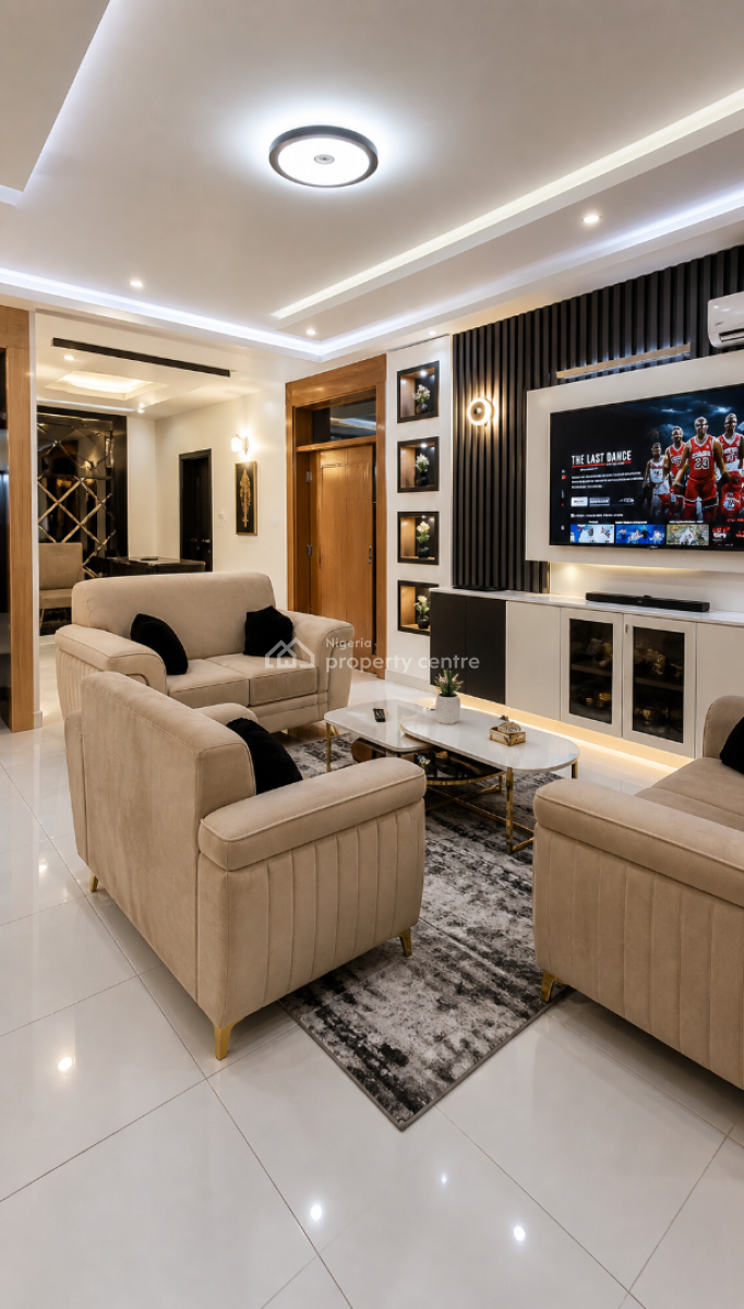 3 Bedroom Furnished Apartment, Glendale Pearl, Wuye, Abuja, Flat / Apartment for Sale