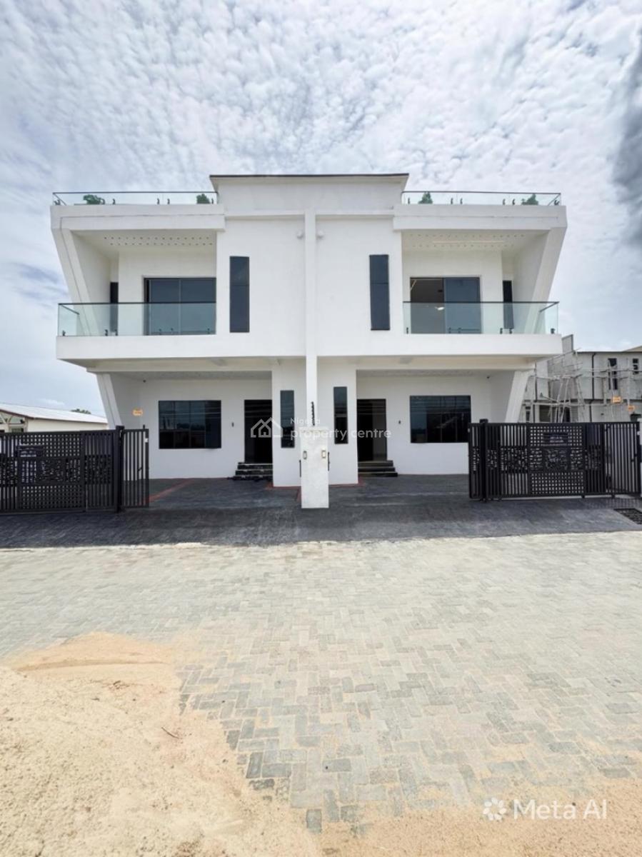 Lovely 4 Bedroom Semi Detached Duplex with Bq, Ajah, Ajah, Lagos, Semi-detached Duplex for Sale