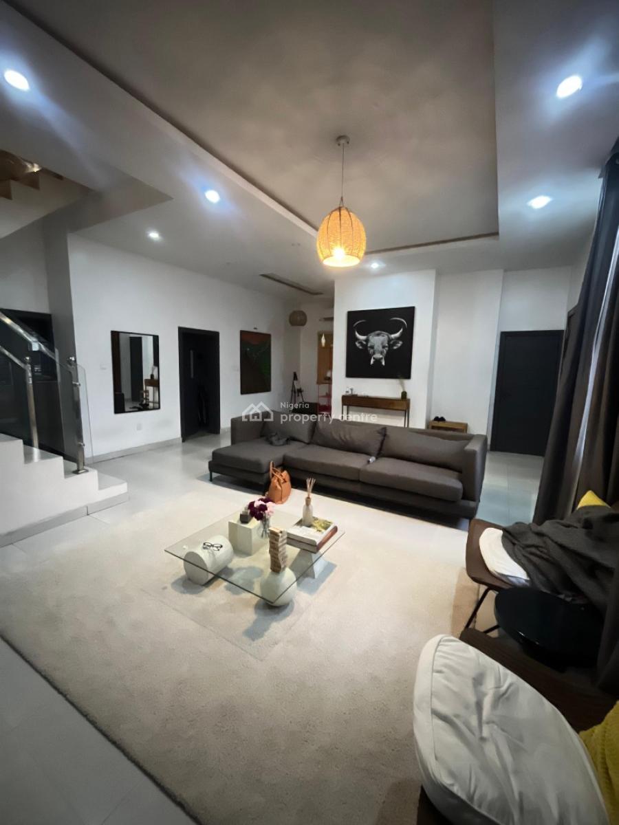 Spacious 4 Bedroom Fully Detached Duplex with Bq, Idado/agungi, Agungi, Lekki, Lagos, Detached Duplex for Rent