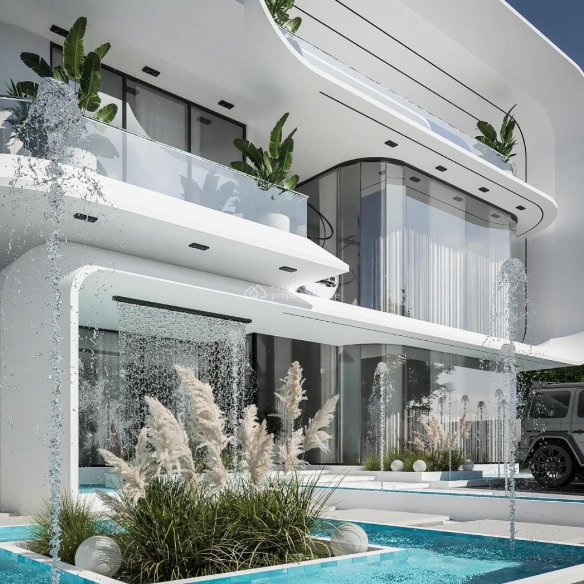 Lovely 5 Bedroom Detached Duplex with Swimming Pool and Bq, Osapa London, Osapa, Lekki, Lagos, Detached Duplex for Sale