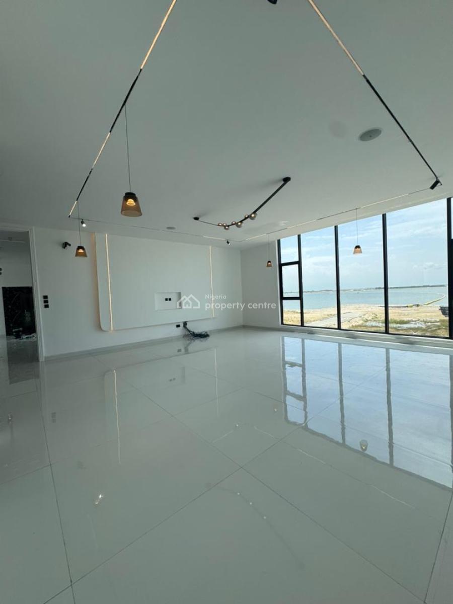 Newly Built Luxury 5 Bedroom Waterfront Mansion at Osapa with Bq, Osapa, Lekki, Lagos, House for Sale