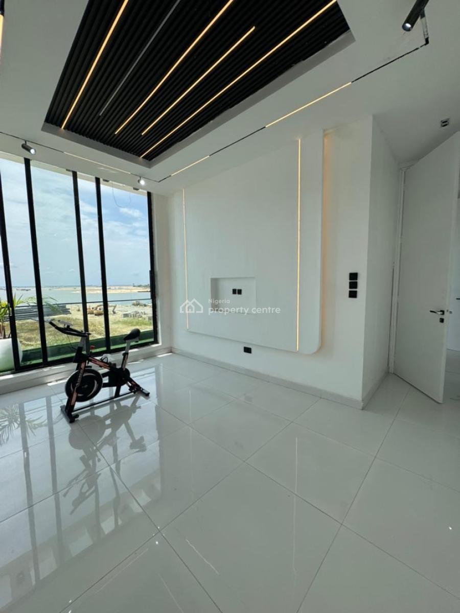 Newly Built Luxury 5 Bedroom Waterfront Mansion at Osapa with Bq, Osapa, Lekki, Lagos, House for Sale