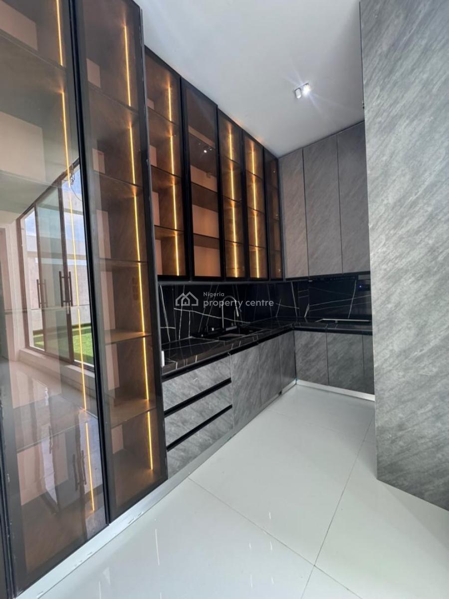 Newly Built Luxury 5 Bedroom Waterfront Mansion at Osapa with Bq, Osapa, Lekki, Lagos, House for Sale