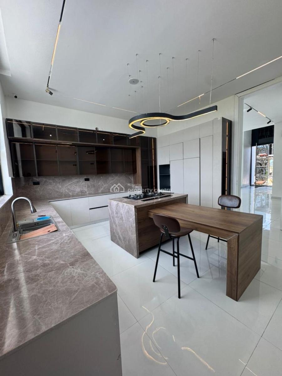 Newly Built Luxury 5 Bedroom Waterfront Mansion at Osapa with Bq, Osapa, Lekki, Lagos, House for Sale