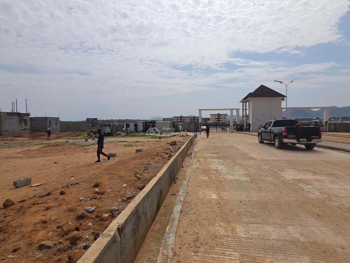 Estate Plot 5-bedroom Fully Detached Smart Duplex on 500m², Gwarimpa Extension, Karsana East, Karsana, Abuja, Land for Sale