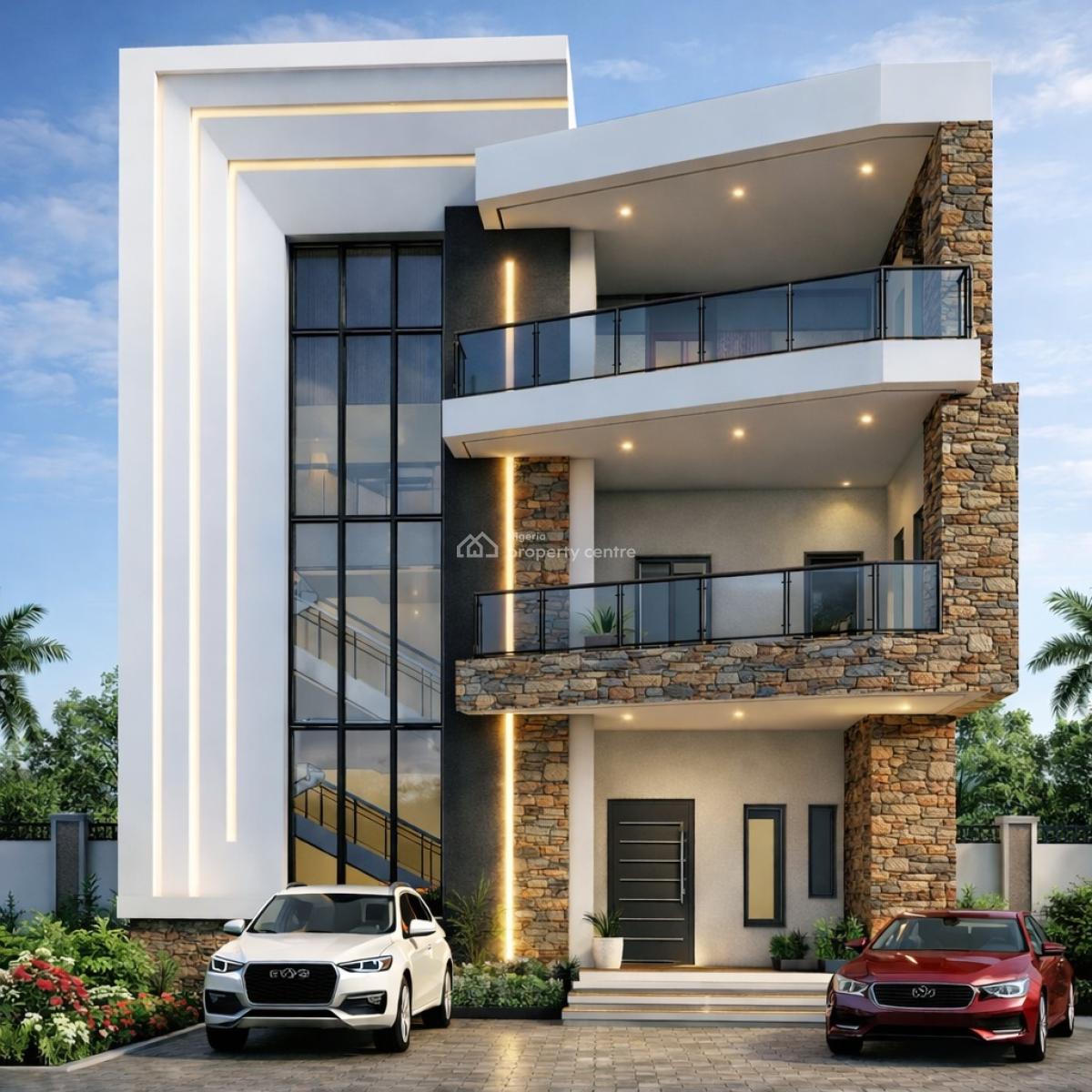 Estate Plot 5-bedroom Fully Detached Smart Duplex on 500m², Gwarimpa Extension, Karsana East, Karsana, Abuja, Land for Sale