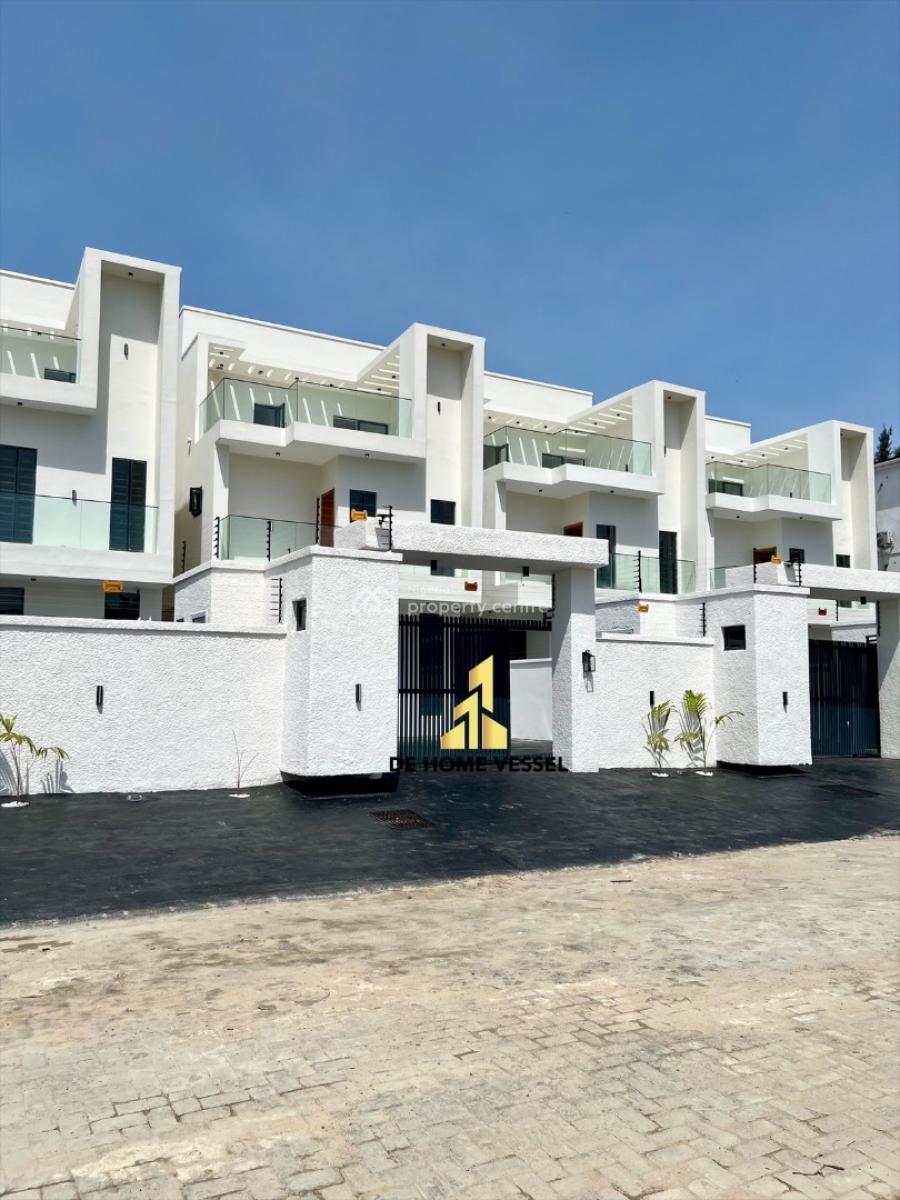 Uniquely Designed 4 Bedroom Fully Detached Duplex with Bq, Ikota Extension, Ikota, Lekki, Lagos, Detached Duplex for Sale
