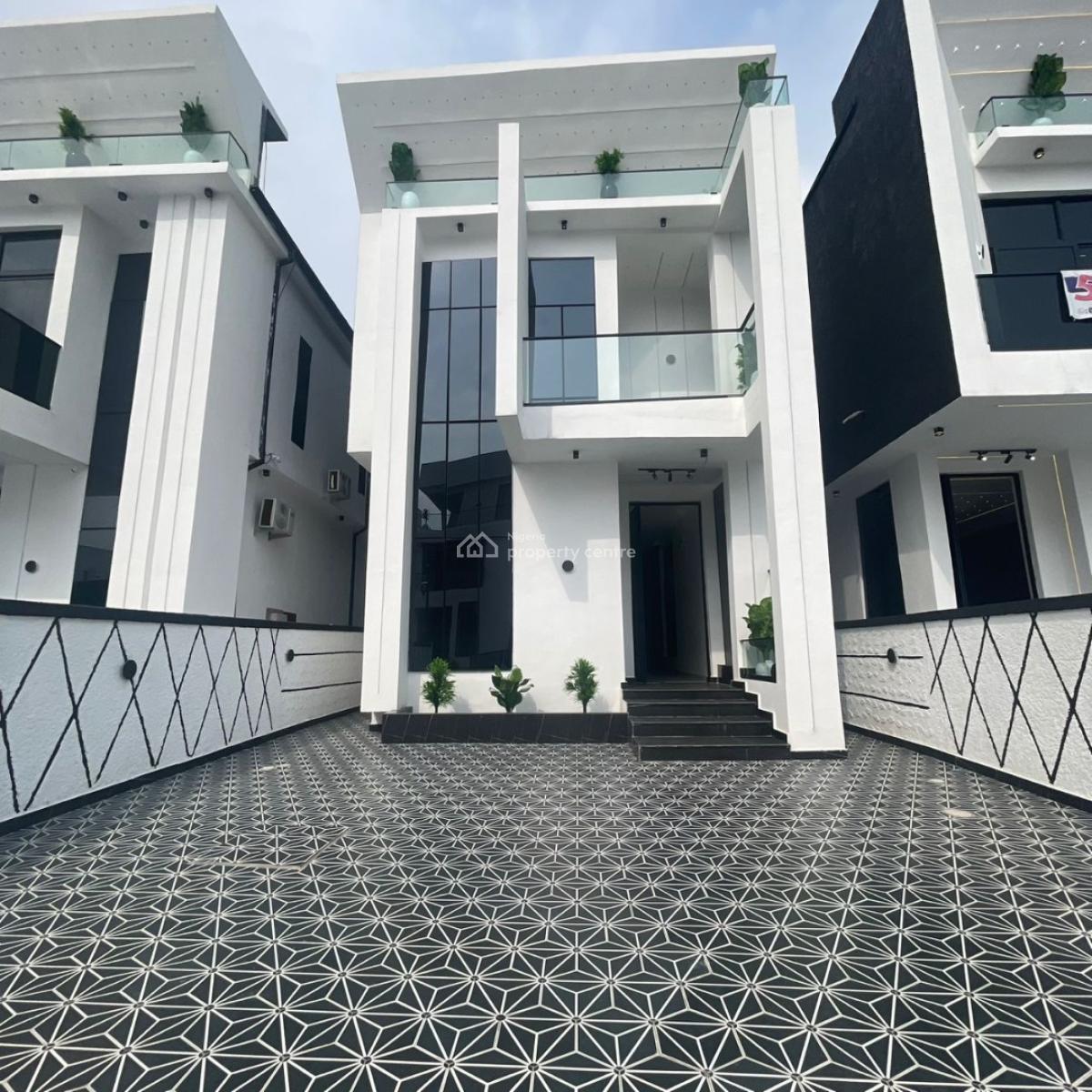 Luxury 5 Bedroom Fully Detached Duplex + Bq, Swimming Pool, Chevron, Lekki, Lagos, Detached Duplex for Sale