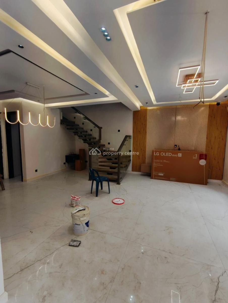 Exquisitely Built 4 Bedroom Terrace Detached Duplex with Bq, Opebi, Ikeja, Lagos, Terraced Duplex for Sale