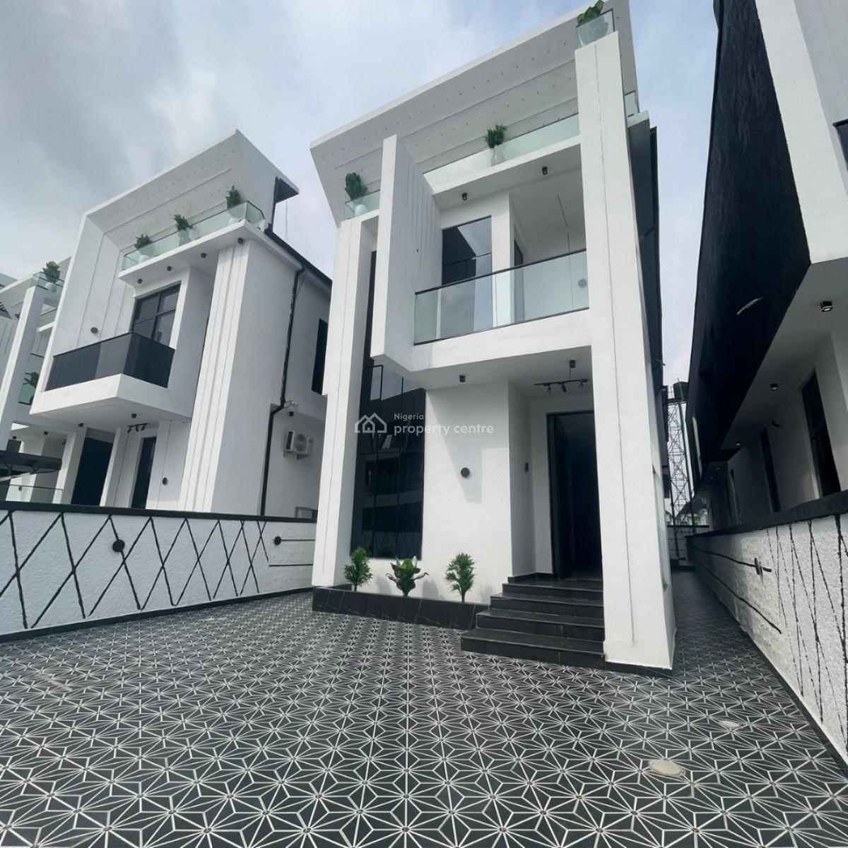 Exquisitely Finished Luxury 5 Bedroom Fully Detached Duplex with Bq, Chevron, Lekki, Lagos, Detached Duplex for Sale
