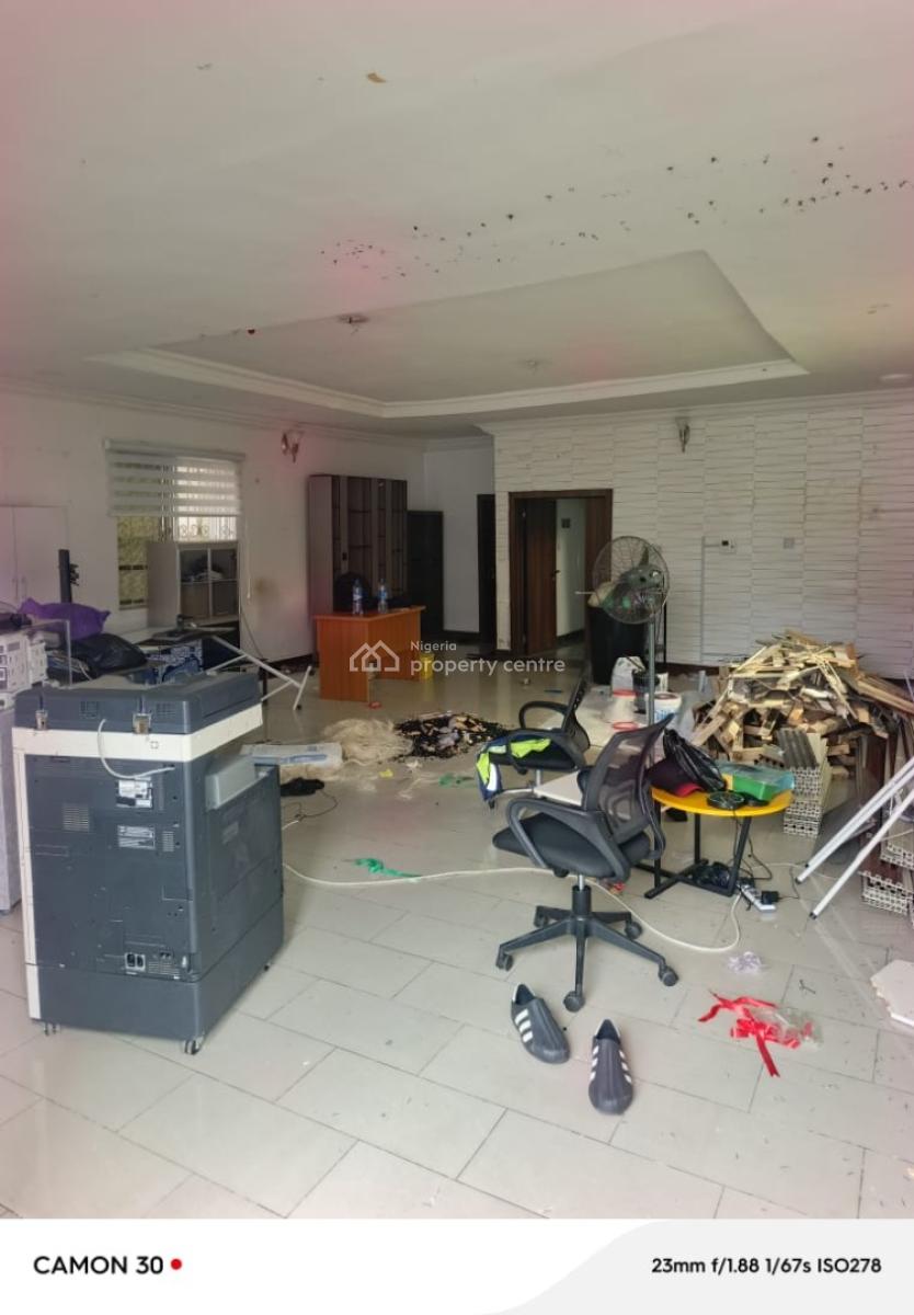 a Well Maintained 5 Bedroom Detached House + Boys Quarters in a Serene Part, Lekki Phase 1, Lekki, Lagos, Office Space for Rent
