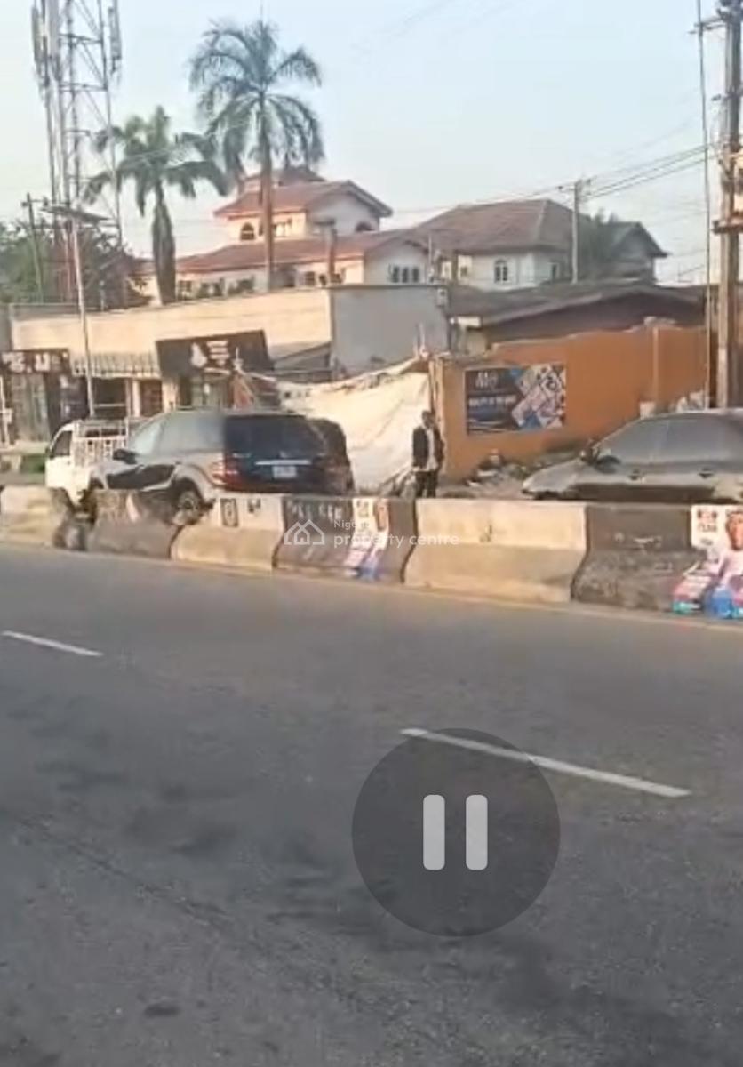 Full Plot of Land on The Major Road at Ogba Ikeja   Labonanza on The M, of College Road Ogba Lagos State  Oyemekun Bus Stop  250 Million, Ogba, Ikeja, Lagos, Land for Sale