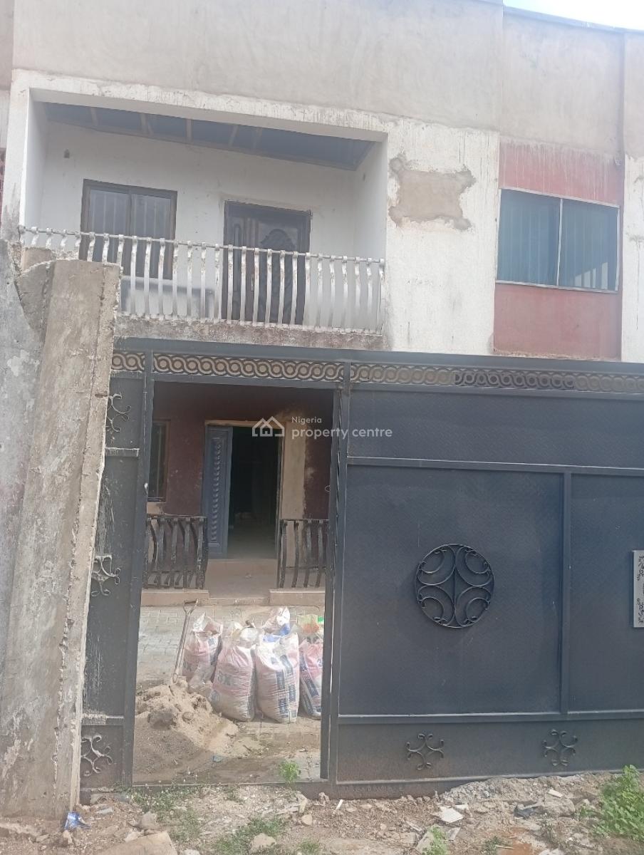 Renovating 2 Units 3 Bedroom Flat Semi Detached with Bq, Within a Secured Close at Bameke Egbeda, Alimosho, Lagos, Block of Flats for Sale