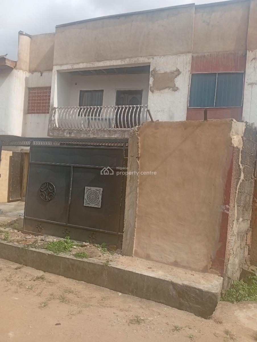Renovating 2 Units 3 Bedroom Flat Semi Detached with Bq, Within a Secured Close at Bameke Egbeda, Alimosho, Lagos, Block of Flats for Sale