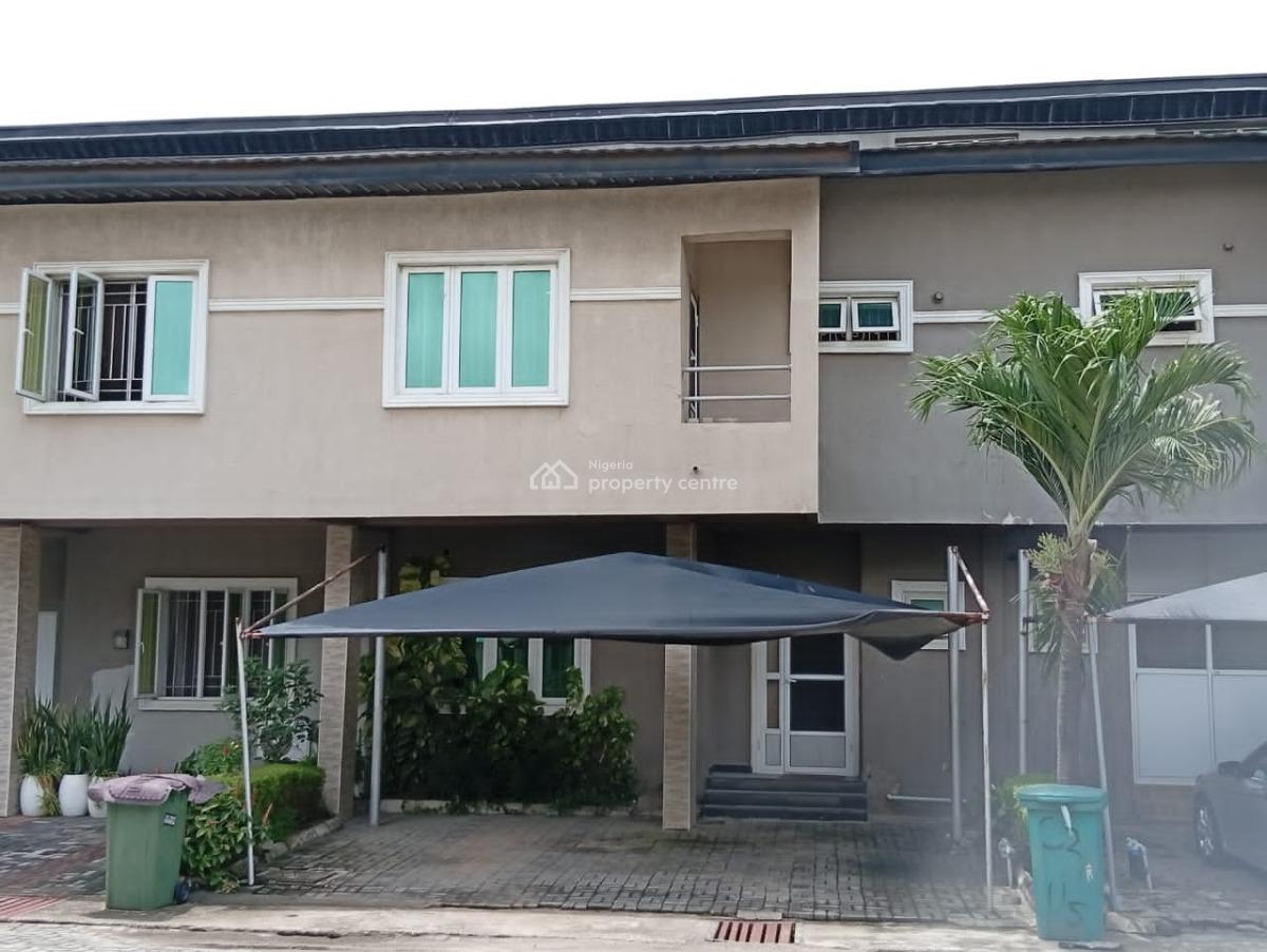 Luxury 4 Bedroom Townhouse with Bq, Meadow Hall School, Ikate Elegushi, Lekki, Lagos, Semi-detached Duplex for Rent