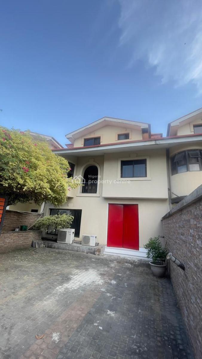 Neat 4 Bedroom Terrace (semi-detached) + 1 Bq, Osborne, Ikoyi, Lagos, Terraced Duplex for Sale