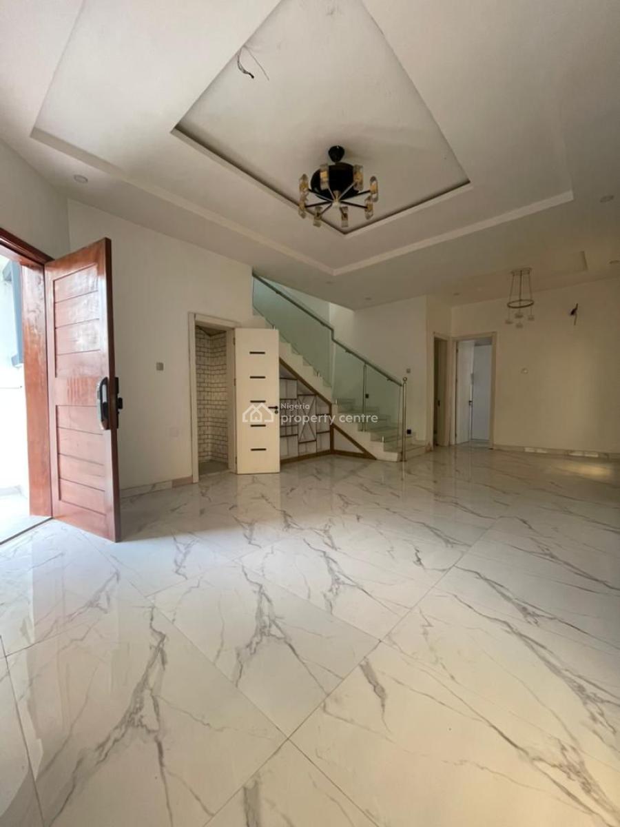 Bean New 5bedroom with Bq Secured Estate No Flood, Secured Flood Free Estate, Agungi, Lekki, Lagos, Semi-detached Duplex for Rent